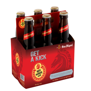 San Miguel Red Horse Bottle 4 x 6-pack