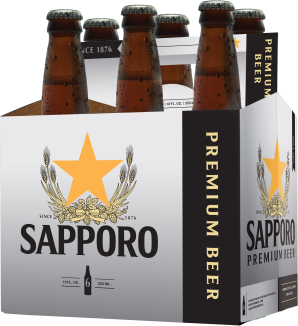 Sapporo  Regular Bottle - 4 x 6-pack